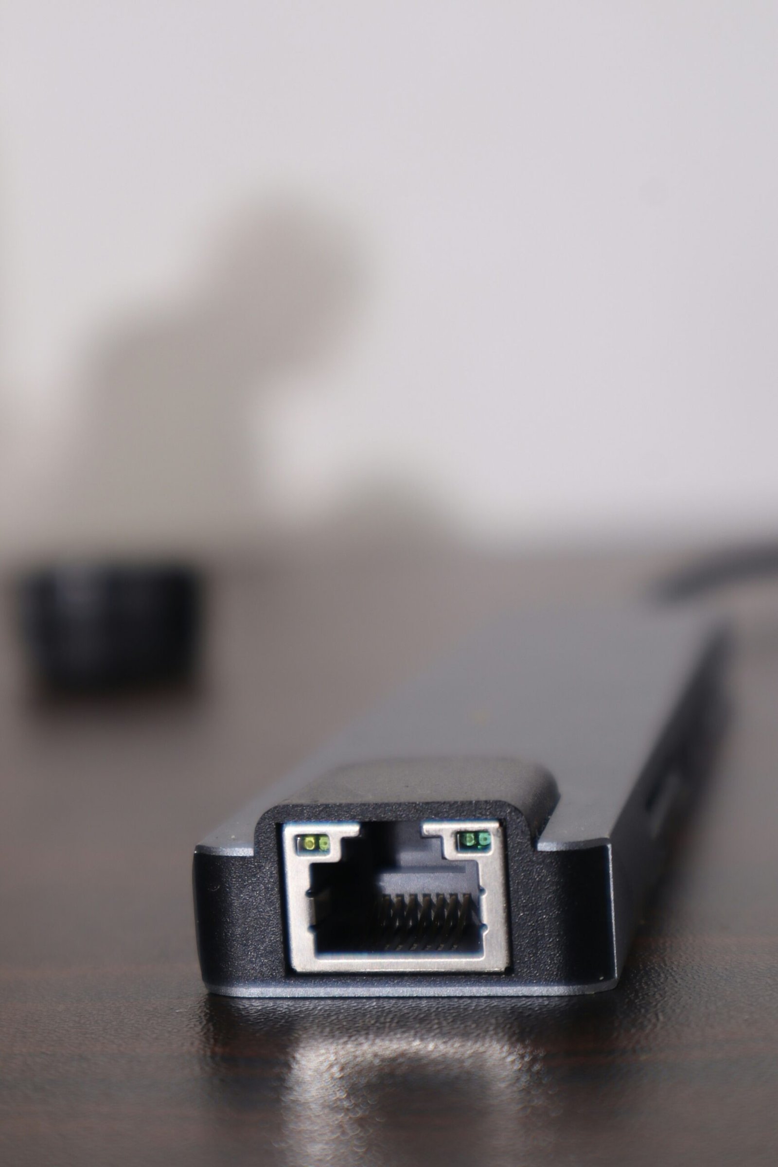 a close up of a router on a table